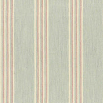 Henley Stripe Mint Pink Upholstered Pelmets